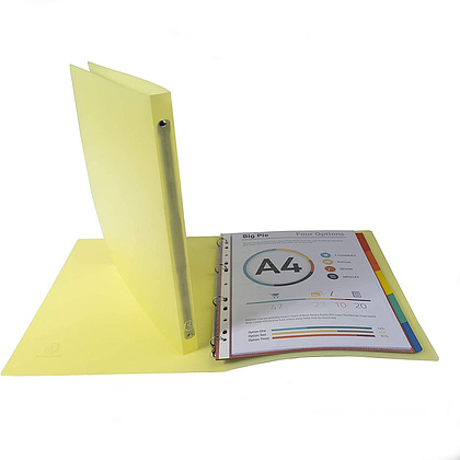 Папка на кольцах "Chromaline Pastel", 4 кольца, 20 мм, ассорти - 2