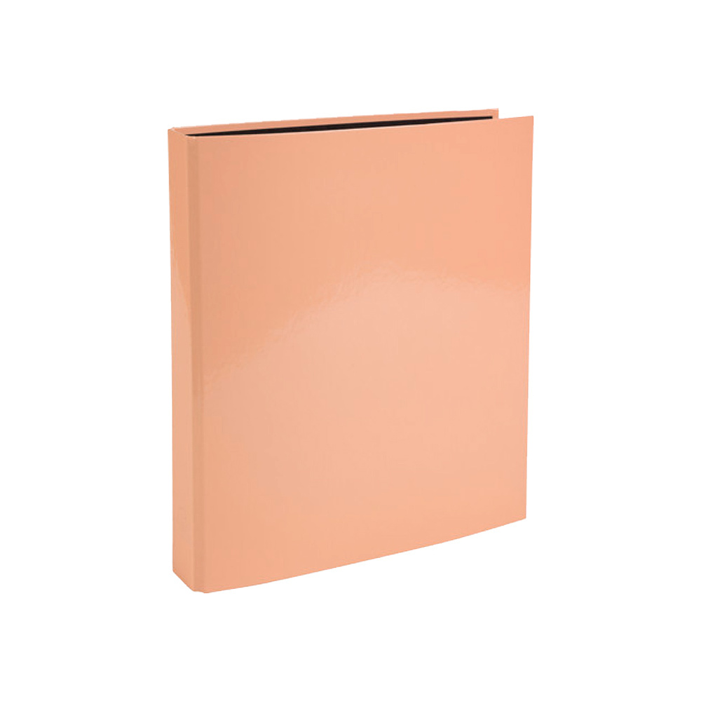 Папка на кольцах "Aquarel", 4 кольца, персиковый