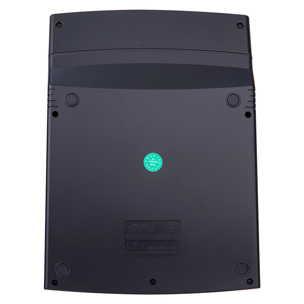 Калькулятор настольный Deli "E39229", 14-разрядный, серебристый, черный - 4
