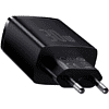 Сетевое зарядное устройство Baseus CCXJ-E01 Compact Quick Charger 2U+C 30W Black - 3