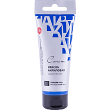 Краски акриловые "Сонет", 500 голубой ФЦ, 75 мл, туба