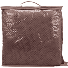 Плед "Фолд", полиэстер., шоколадный