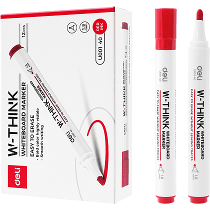 Маркер для доски "Think U001", красный