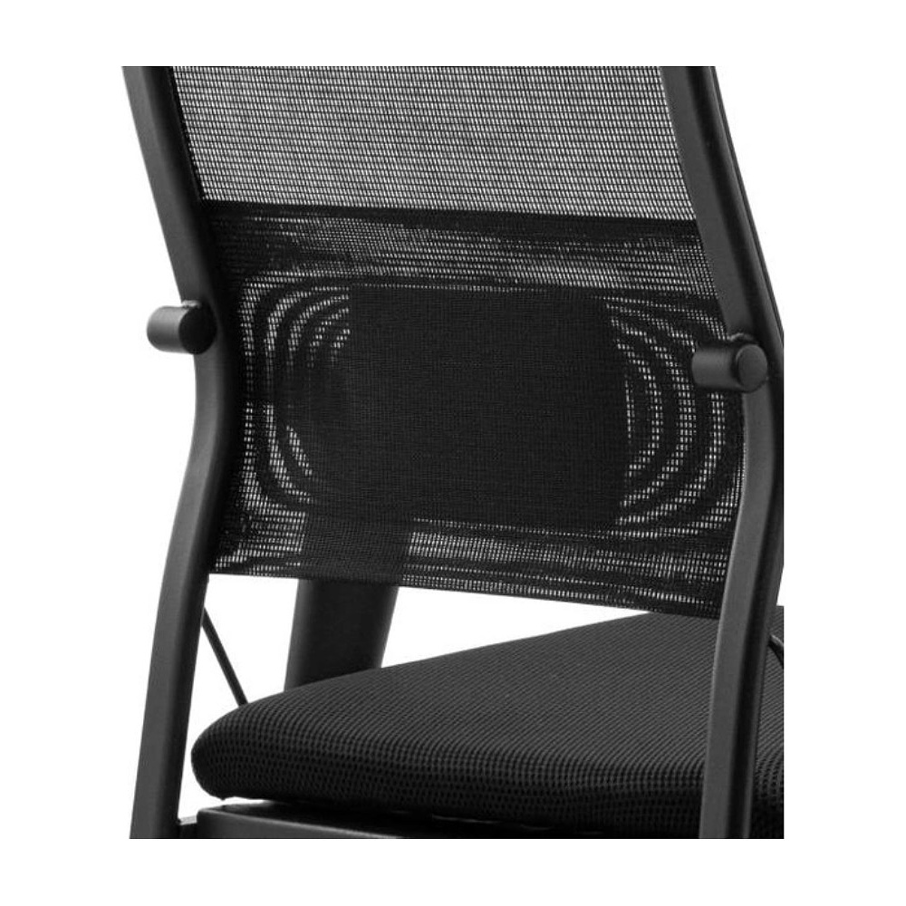 Кресло компьютерное ErgoLife SynchroSit Air-180 B2-311D, ткань, сетка, черный - 5