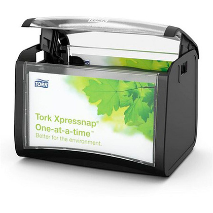 Диспенсер для салфеток TORK "Xpressnap", N4, черный (272611-49) - 2