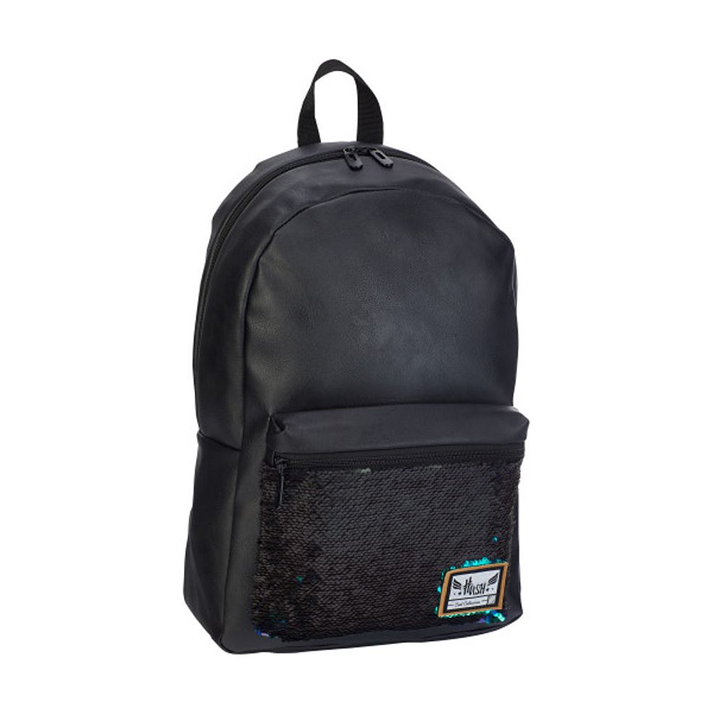 Рюкзак молодежный "Head Holographic Fashion", черный, синий - 3