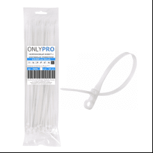 Хомут нейлоновый с монтажным отверстием OnlyPro, 3.6х200 мм