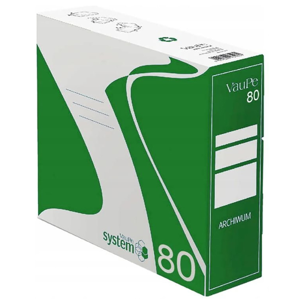 Коробка архивная "VauPe", 290x340x80 мм, зеленый