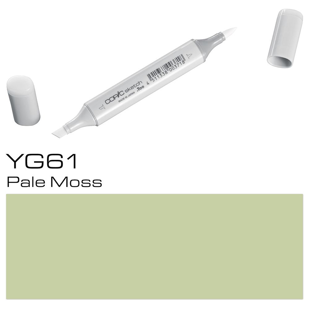 Маркер перманентный "Copic Sketch", YG-61 бледный мох