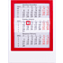 Календарь настольный "9537" 2026-2027, белый, красный