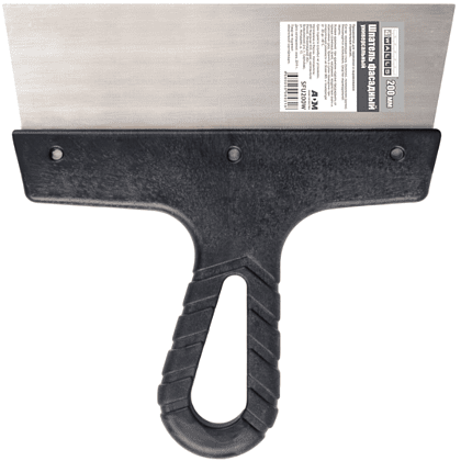 Шпатель фасадный 4Walls, SFU200W, нержавеющий, универсальный, 200 мм 