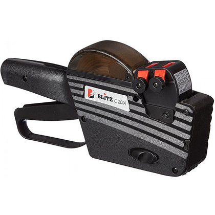 Этикет-пистолет двухстрочный "Blitz C20 Alpha", 10+10 знаков