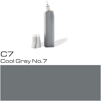 Чернила для заправки маркеров "Copic", C-7 холодный серый №7