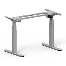 Каркас стола с электроприводом одномоторный 3-х ступенчатый "Waltz A4-RH-SLN", USB зарядка, серый
