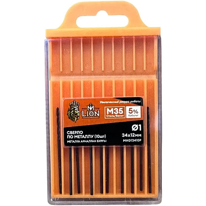Сверло по металлу M-Lion, MHD111425P, 11,0х142 мм, 5 шт/упак