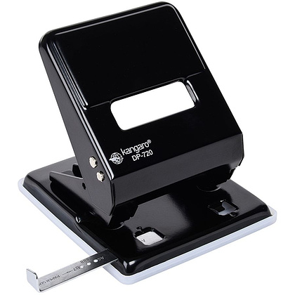 Дырокол Kangaro "DP-720", 36 листов, черный