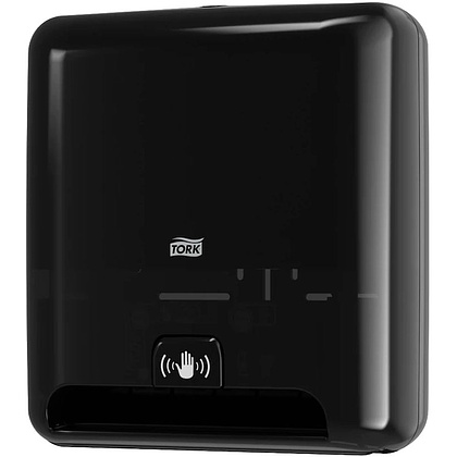 Диспенсер для полотенец в рулонах сенсорный H1 Tork "Matic", ABS-пластик, черный
