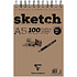 Скетчбук "Sketch", A5, 90 г/м2, 100 листов, коричневый