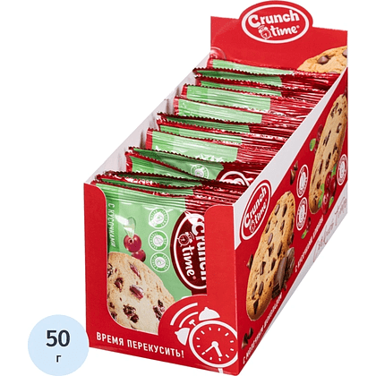 Печенье сдобное "Crunch Time", с клюквой, 50 гр - 4