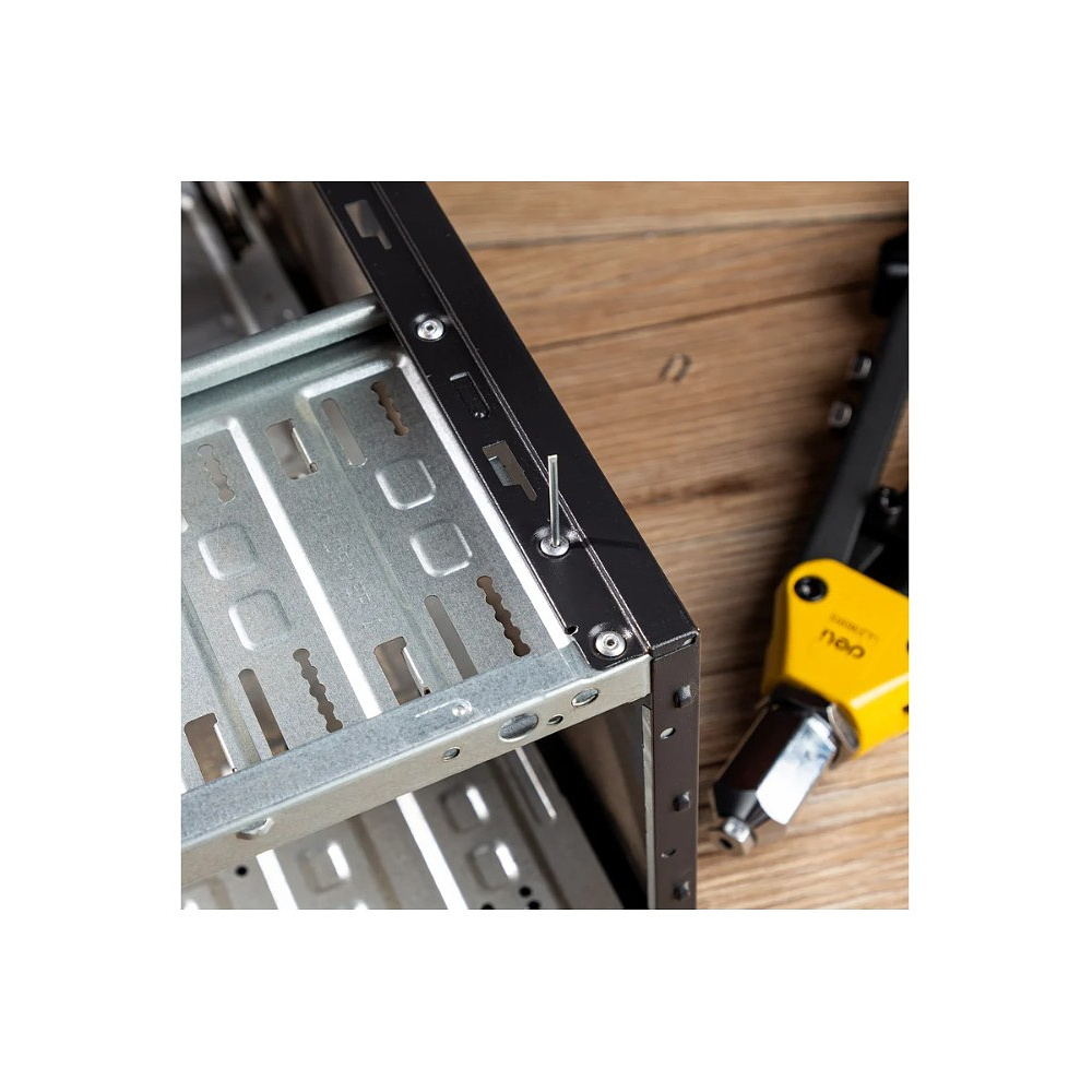 Заклепочник двуручный Deli YS EDL236913, 330 мм, 2.4- 6.4 мм, желтый, черный - 8