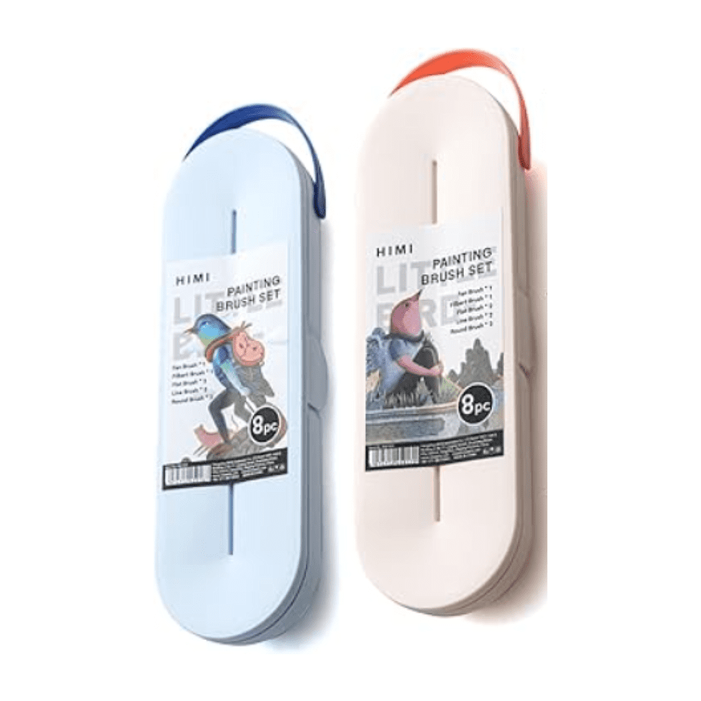 Набор кистей для рисования "Himi Little Bird", синтетика, 8 шт - 6