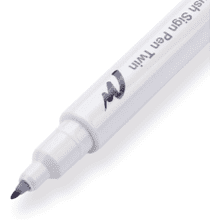 Маркер-кисть "Brush Sign pen twin", 12 шт