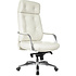 Кресло для руководителя Бюрократ DAO, кожа, белый