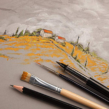 Блок-склейка "Paint'On" Gris, А3, 250 г/м2, 30 листов