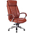 Кресло для руководителя Бюрократ T-9924SL, кожа, металл, светло-коричневый