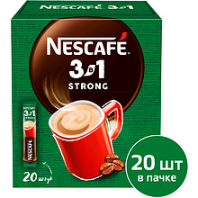 Кофейный напиток "Nescafe" 3в1 крепкий, растворимый, 14.5 г