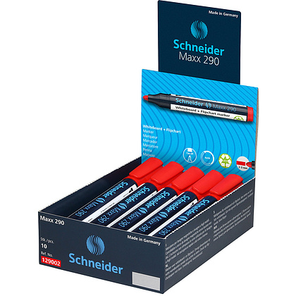 Маркер для доски "Schneider Maxx 290", красный - 7