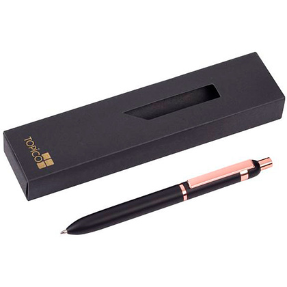 Ручка шариковая автоматическая "Copper pen", 0.7 мм, черный, стерж. синий