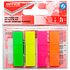 Закладки клейкие "Office products", 12x43 мм, 140 шт, ассорти неон