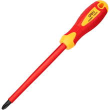 Отвертка диэлектрическая Deli YS EDL518150, PH3х150 мм, желтый, красный