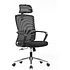 Кресло компьютерное SitZone U-060A, сетка, ткань, черный