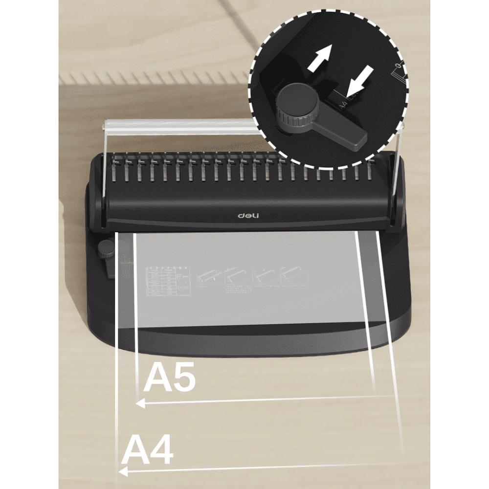Перфобиндер Deli Plastic Binder T311  - 6