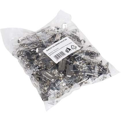 Клипсы для бейджа на ремешке Argo "CT210", прозрачный - 2