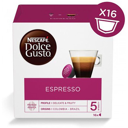 Капсулы для кофе-машин "Nescafe Dolce Gusto", 96 г, 16 порций, Espresso