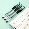 Ручка гелевая "Daily", 0.5 мм, прозрачный, стерж. черный - 3