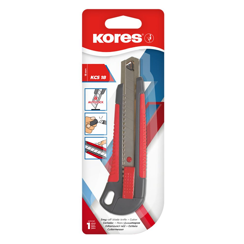 Нож для бумаги "Kores", 18 мм - 2