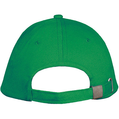 Бейсболка "Long Beach", белый, ярко-зеленый  - 3