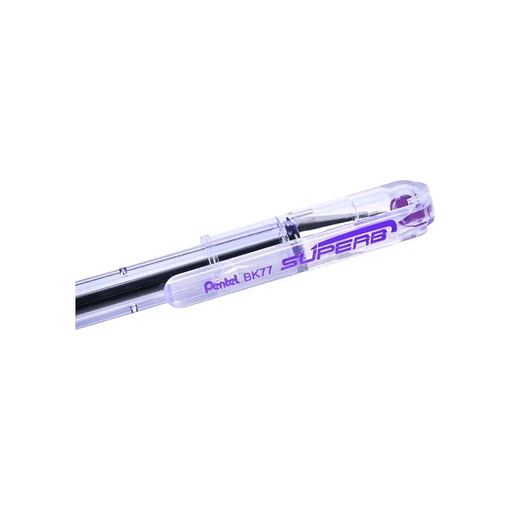 Ручка шариковая "ВК 77", 0.7 мм, прозрачный, стерж. фиолетовый - 3