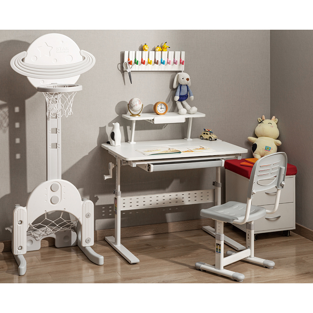 Стол Ergosmart E601S GREY, 900х600х(540-760) мм - 12