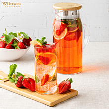 Кувшин стеклянный "WL-888217/А", 1000 мл, с крышкой, прозрачный