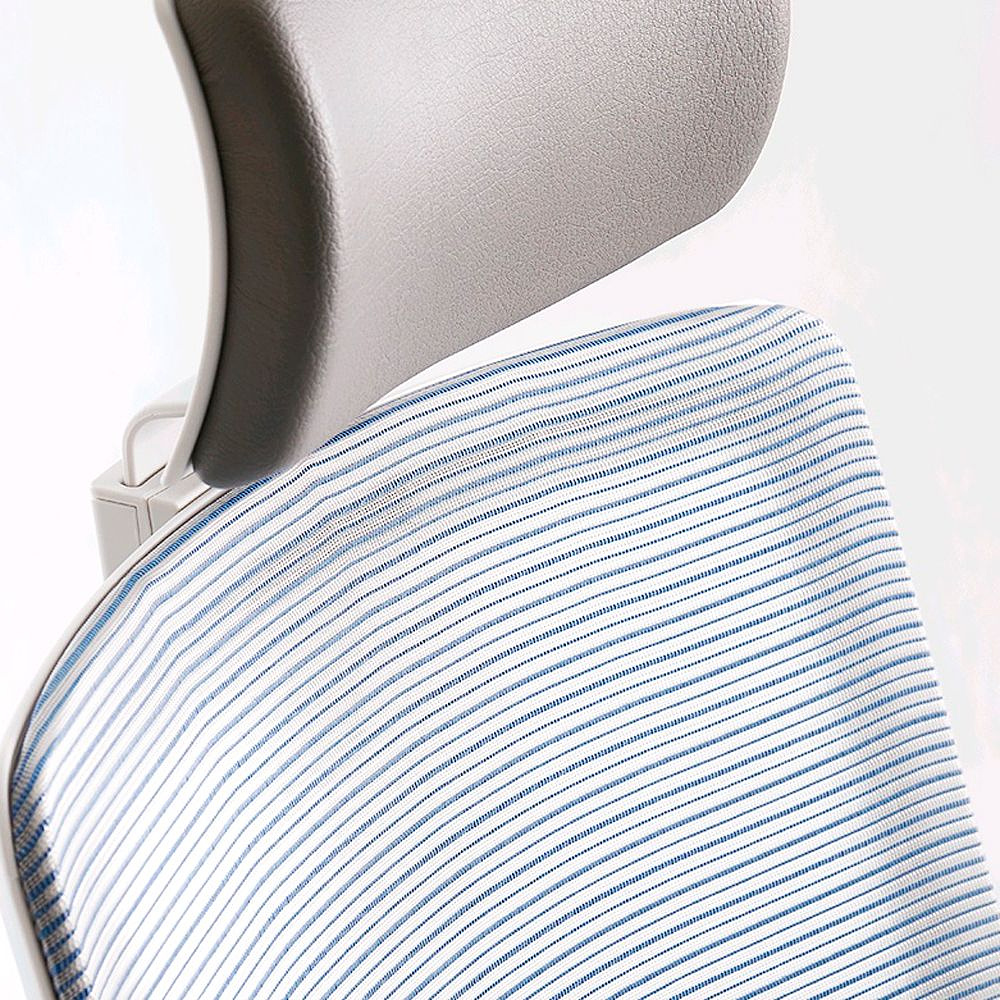 Кресло для руководителя BESTUHL "S30", сетка, ткань, пластик, черный - 6