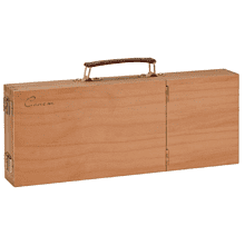 Ящик художника "Сонет" №1, для кистей и красок, 3 секции, бук