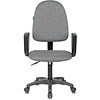 Кресло для персонала "Бюрократ CH-1300N Престиж+", ткань, пластик, серый - 2