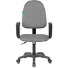 Кресло для персонала "Бюрократ CH-1300N Престиж+", ткань, пластик, серый - 2