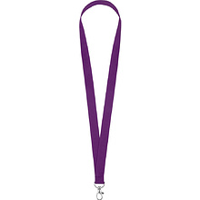 Тесьма с карабином для бейджа "8391", 900x20 мм, фиолетовый