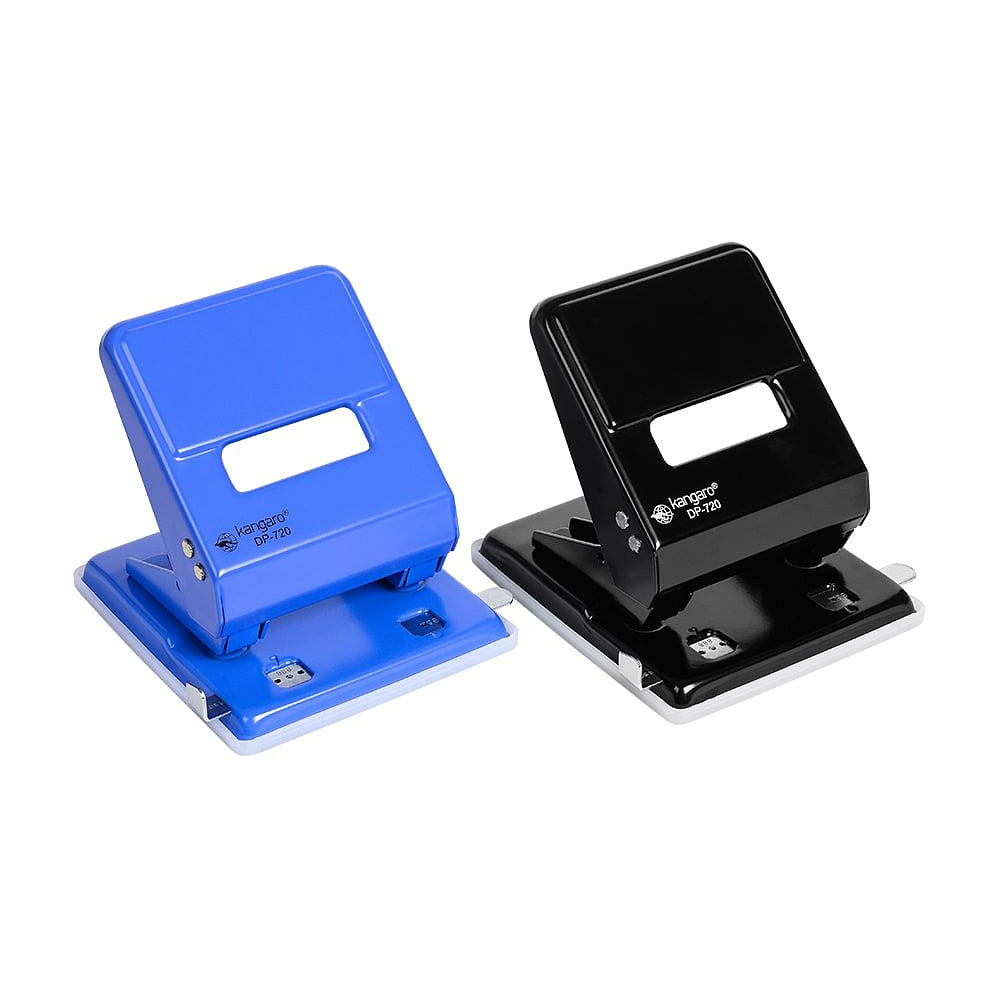 Дырокол Kangaro "DP-720", 36 листов, черный - 2